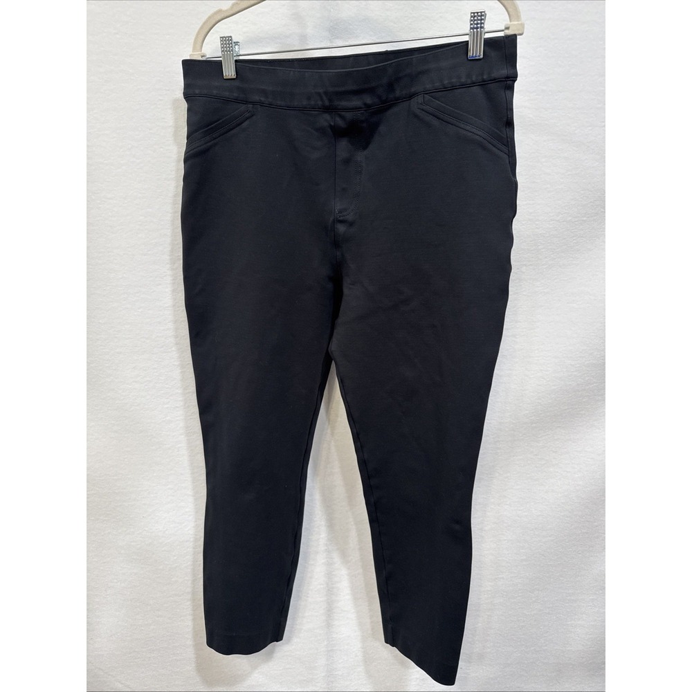 Spanx High Waist Straight Leg Stretch Pants Black‎ Size XL  Minimalist Career